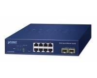 NET SWITCH 8PORT 1000M SFP/GS-2210-8T2S PLANET
